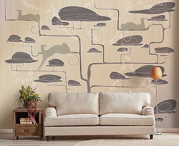 Фото Фреска Tesoro арт. 01321-GL - Графика  | Студия фресок и фотопанно "La Stanza"