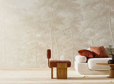 Фото Фреска Tesoro 2 арт. 02130-GL - Лес и деревья | Студия фресок и фотопанно "La Stanza"