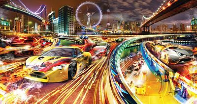 Фото Панно тачки, машины, машинки и гонки - Детские|Для мальчика  | Студия фресок и фотопанно "La Stanza"